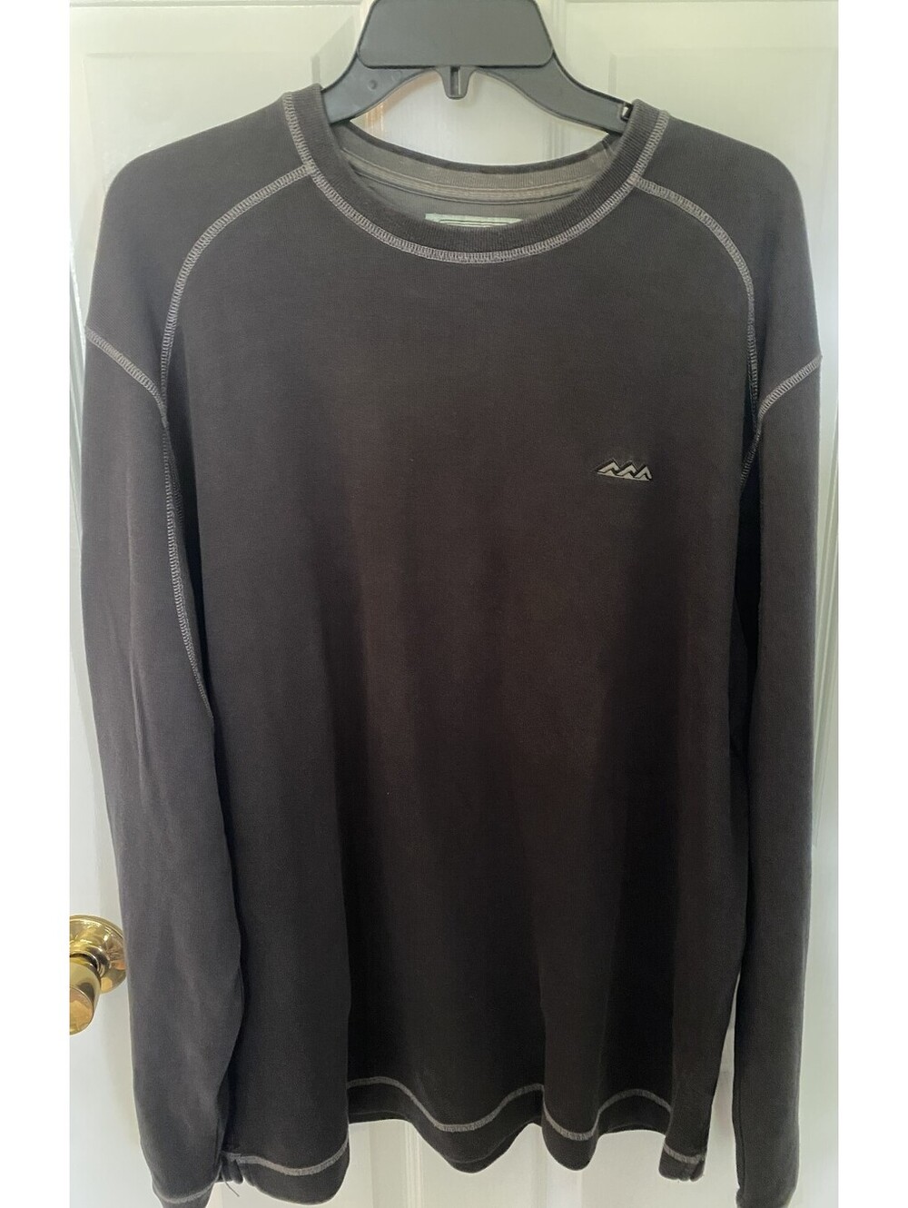 Cooper Jones Cotton Jersey T-Shirt Contrast Stitching Dark Gray